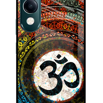Om Cultural iQOO Z10 Lite 5G Glass Case Back Cover by Casekaro