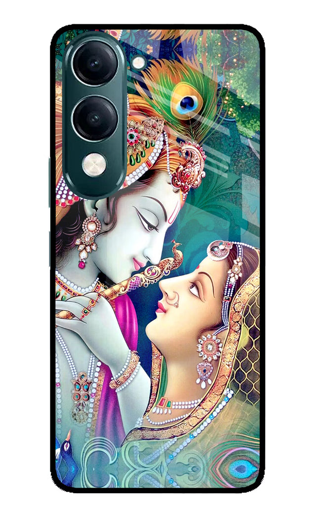 Lord Radha Krishna iQOO Z10 Lite 5G Glass Case Back Cover by Casekaro