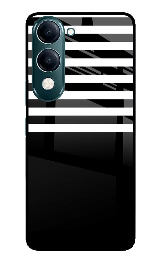 Black and White Print iQOO Z10 Lite 5G Glass Case