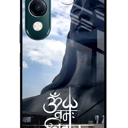 Om Namah Shivay iQOO Z10 Lite 5G Glass Case Back Cover by Casekaro