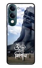 Om Namah Shivay iQOO Z10 Lite 5G Glass Case Back Cover by Casekaro