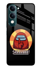 Among Us Shhh! iQOO Z10 Lite 5G Glass Case Back Cover by Casekaro