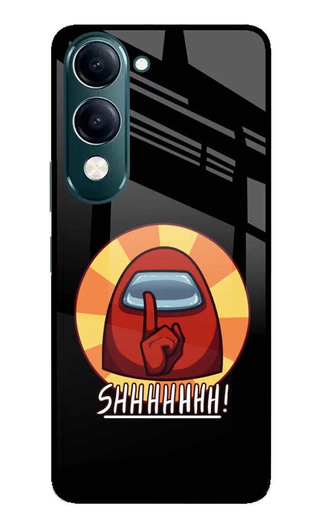 Among Us Shhh! iQOO Z10 Lite 5G Glass Case Back Cover by Casekaro