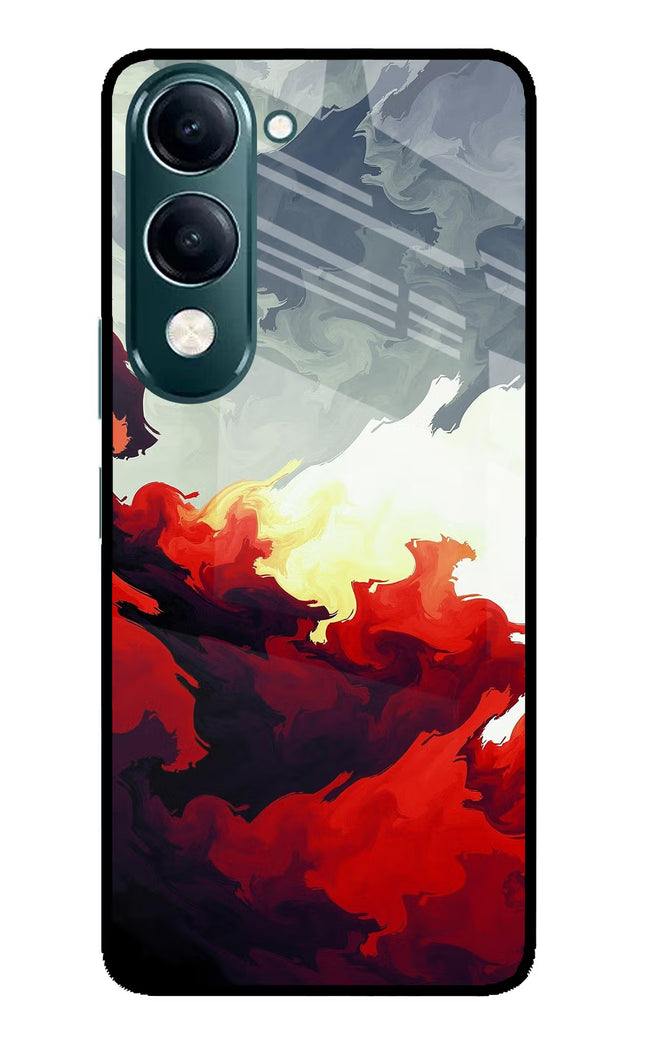 Fire Cloud iQOO Z10 Lite 5G Glass Case Back Cover by Casekaro