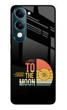 To the Moon iQOO Z10 Lite 5G Glass Case Back Cover by Casekaro