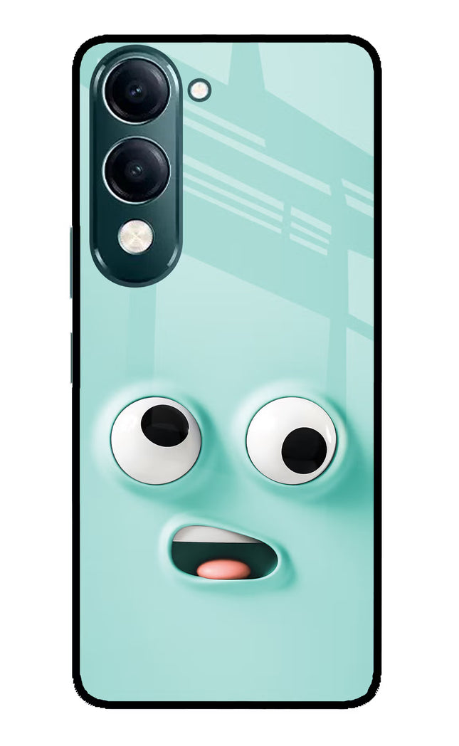 Funny Cartoon iQOO Z10 Lite 5G Glass Case Back Cover by Casekaro