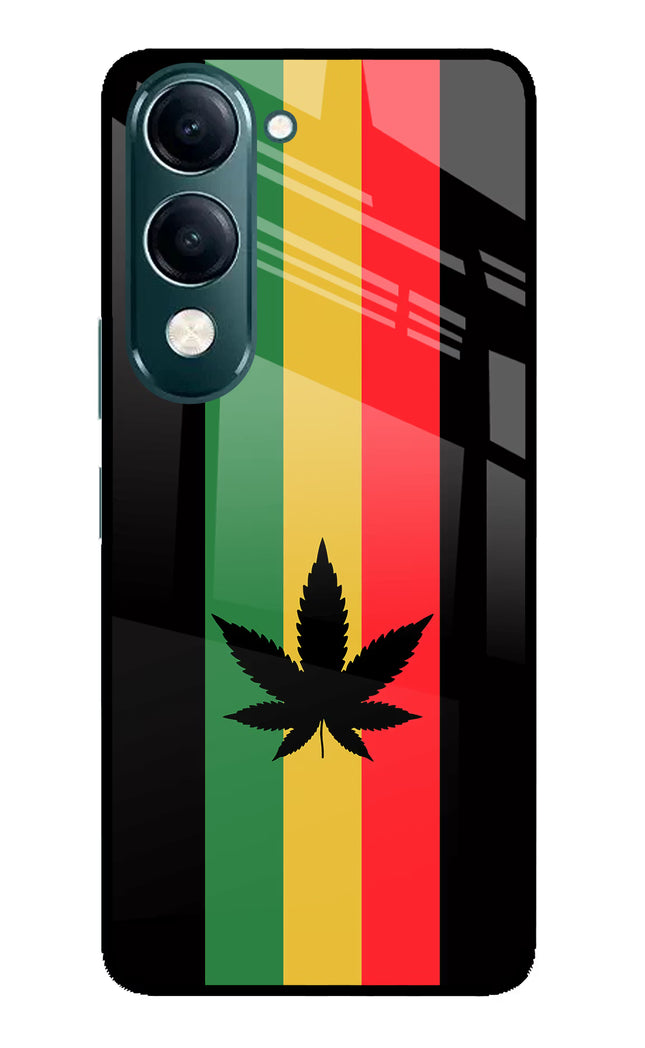 Weed Flag iQOO Z10 Lite 5G Glass Case Back Cover by Casekaro