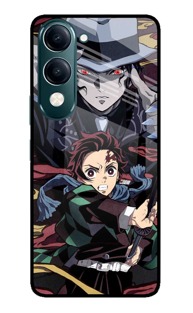 Demon Slayer iQOO Z10 Lite 5G Glass Case Back Cover by Casekaro