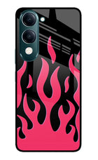 Fire Flames iQOO Z10 Lite 5G Glass Case Back Cover by Casekaro