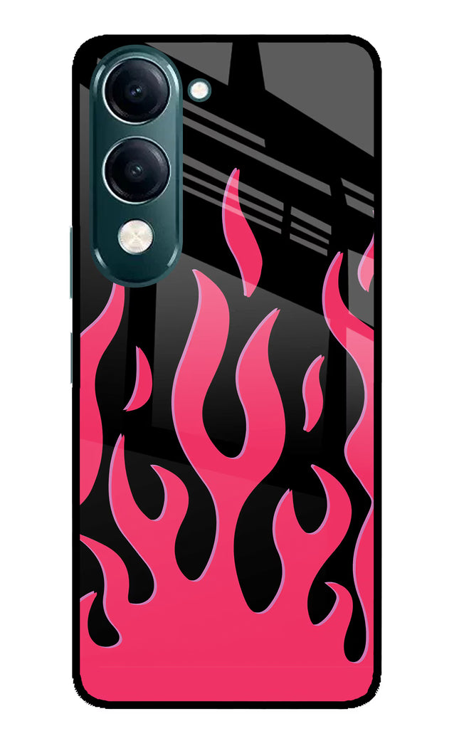 Fire Flames iQOO Z10 Lite 5G Glass Case Back Cover by Casekaro