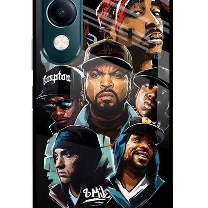 Rappers iQOO Z10 Lite 5G Glass Case Back Cover by Casekaro
