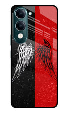 Wings iQOO Z10 Lite 5G Glass Case Back Cover by Casekaro