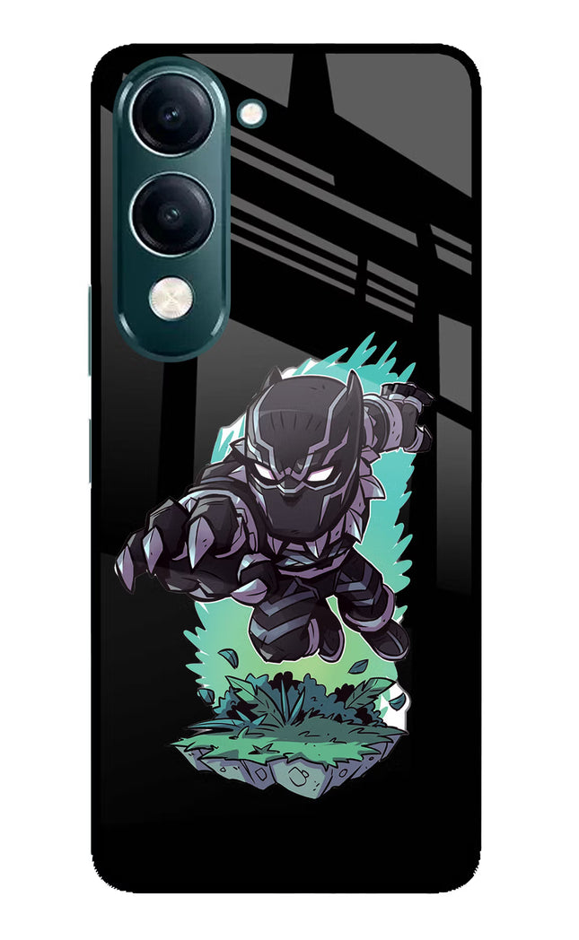 Black Panther iQOO Z10 Lite 5G Glass Case Back Cover by Casekaro
