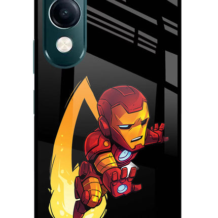 IronMan iQOO Z10 Lite 5G Glass Case Back Cover by Casekaro