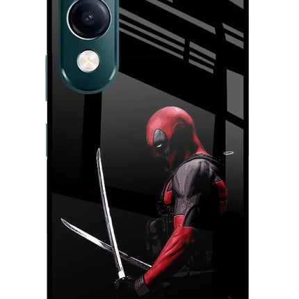 Deadpool iQOO Z10 Lite 5G Glass Case Back Cover by Casekaro