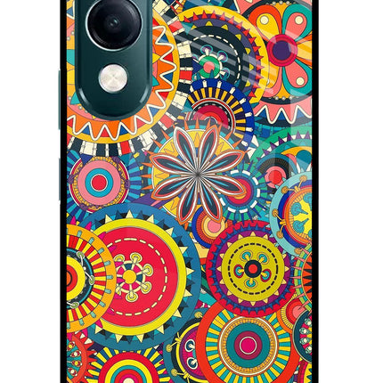 Gol Gol Art iQOO Z10 Lite 5G Glass Case Back Cover by Casekaro