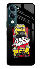 Find your inner Minion iQOO Z10 Lite 5G Glass Case Back Cover by Casekaro