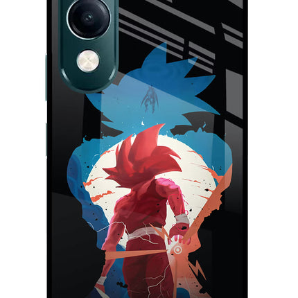 Goku iQOO Z10 Lite 5G Glass Case Back Cover by Casekaro