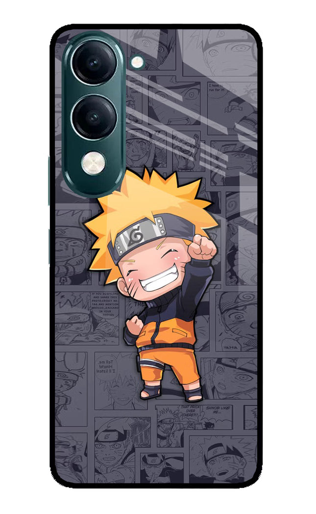 Chota Naruto iQOO Z10 Lite 5G Glass Case Back Cover by Casekaro