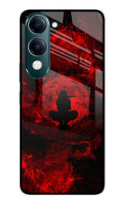 Itachi Uchiha iQOO Z10 Lite 5G Glass Case Back Cover by Casekaro