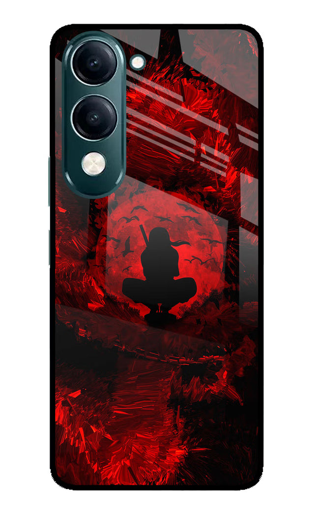Itachi Uchiha iQOO Z10 Lite 5G Glass Case Back Cover by Casekaro