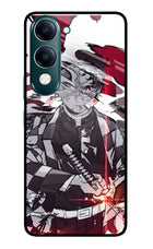 Demon Slayer iQOO Z10 Lite 5G Glass Case Back Cover by Casekaro