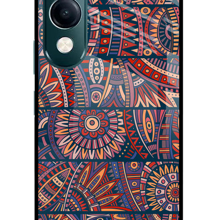 African Culture Design iQOO Z10 Lite 5G Glass Case Back Cover by Casekaro