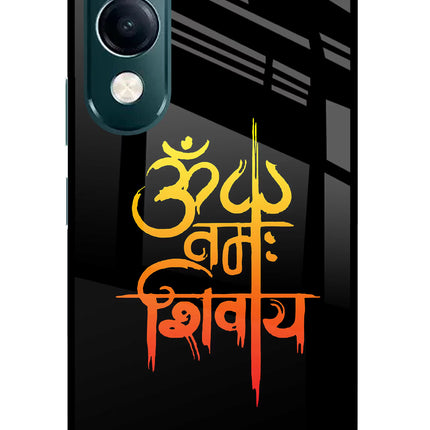 Om Namah Shivay iQOO Z10 Lite 5G Glass Case Back Cover by Casekaro