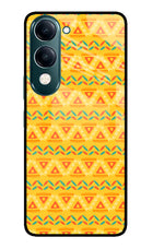 Tribal Pattern iQOO Z10 Lite 5G Glass Case Back Cover by Casekaro