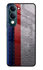 BMW Stripes iQOO Z10 Lite 5G Glass Case Back Cover by Casekaro