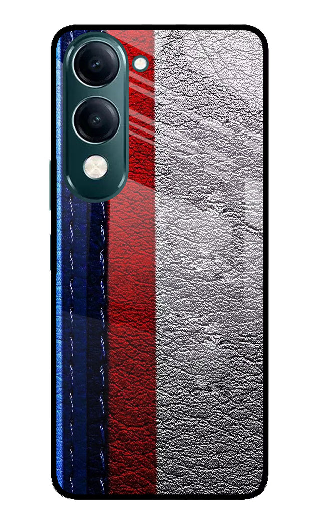 BMW Stripes iQOO Z10 Lite 5G Glass Case Back Cover by Casekaro