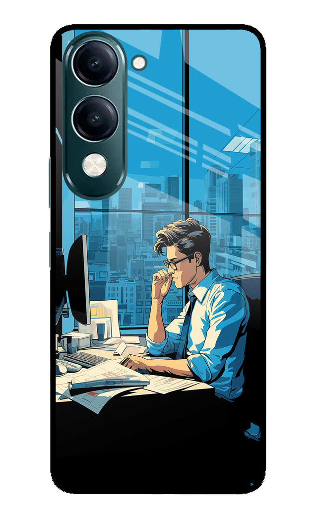 Focused Hustler (AI Generated) iQOO Z10 Lite 5G Glass Case Back Cover by Casekaro