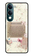 Hopeless Romantic iQOO Z10 Lite 5G Glass Case Back Cover by Casekaro