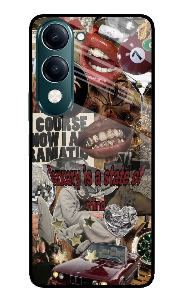 Luxury iQOO Z10 Lite 5G Glass Case Back Cover by Casekaro