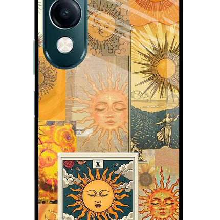 Sun iQOO Z10 Lite 5G Glass Case Back Cover by Casekaro