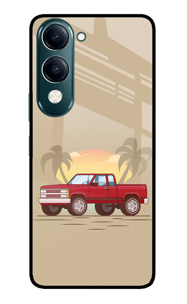 Desert Classic Drive iQOO Z10 Lite 5G Glass Case Back Cover by Casekaro