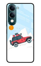 Mountain Trail Beast iQOO Z10 Lite 5G Glass Case Back Cover by Casekaro