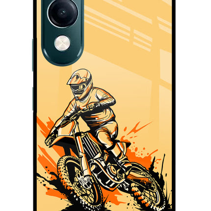 Off-Road Fury iQOO Z10 Lite 5G Glass Case Back Cover by Casekaro