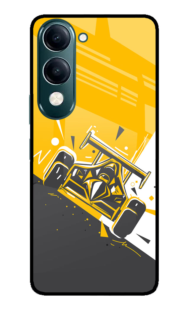 Track King iQOO Z10 Lite 5G Glass Case Back Cover by Casekaro