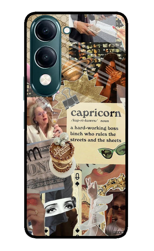 Capricorn Zodiac iQOO Z10 Lite 5G Glass Case