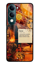 Leo Zodiac iQOO Z10 Lite 5G Glass Case Back Cover by Casekaro
