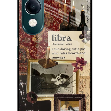 Libra Zodiac iQOO Z10 Lite 5G Glass Case Back Cover by Casekaro