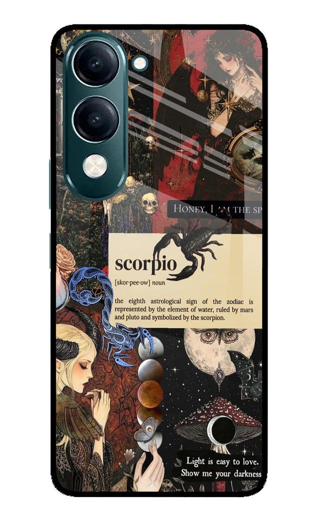 Scorpio Zodiac iQOO Z10 Lite 5G Glass Case Back Cover by Casekaro