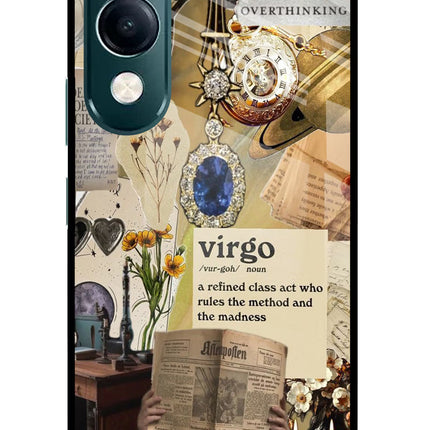 Virgo Zodiac iQOO Z10 Lite 5G Glass Case Back Cover by Casekaro