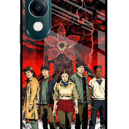 Ordinary Things Characters iQOO Z10 Lite 5G Glass Case Back Cover by Casekaro