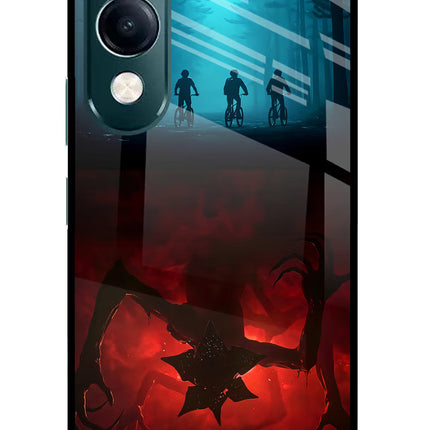 Ordinary Things Downside Up iQOO Z10 Lite 5G Glass Case Back Cover by Casekaro