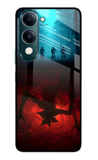 Ordinary Things Downside Up iQOO Z10 Lite 5G Glass Case Back Cover by Casekaro