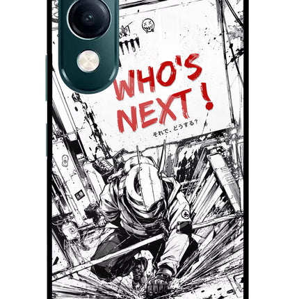 Who's Next iQOO Z10 Lite 5G Glass Case Back Cover by Casekaro