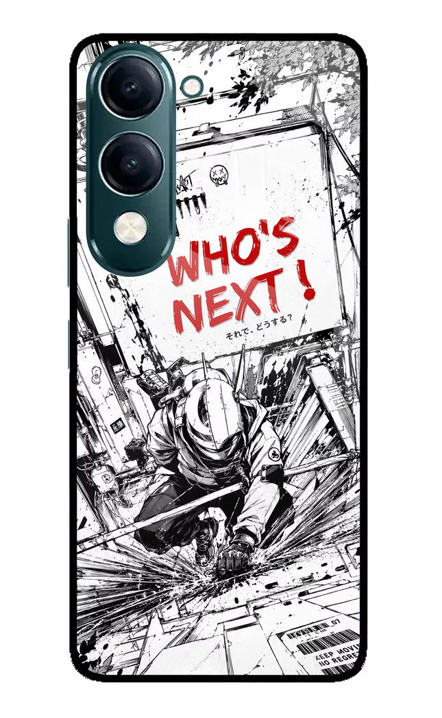 Who's Next iQOO Z10 Lite 5G Glass Case Back Cover by Casekaro