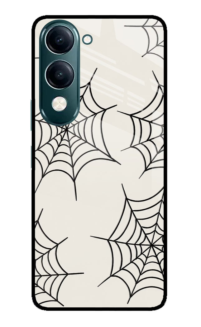Spider Web iQOO Z10 Lite 5G Glass Case Back Cover by Casekaro